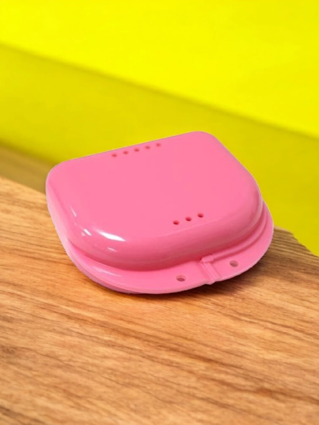 rosa caja de orthodoncia Anelsam